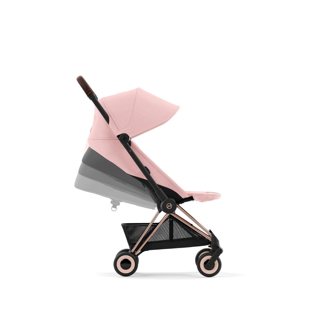Cybex Coya Compact Stroller 2023 - Rose Gold, Peach Pink