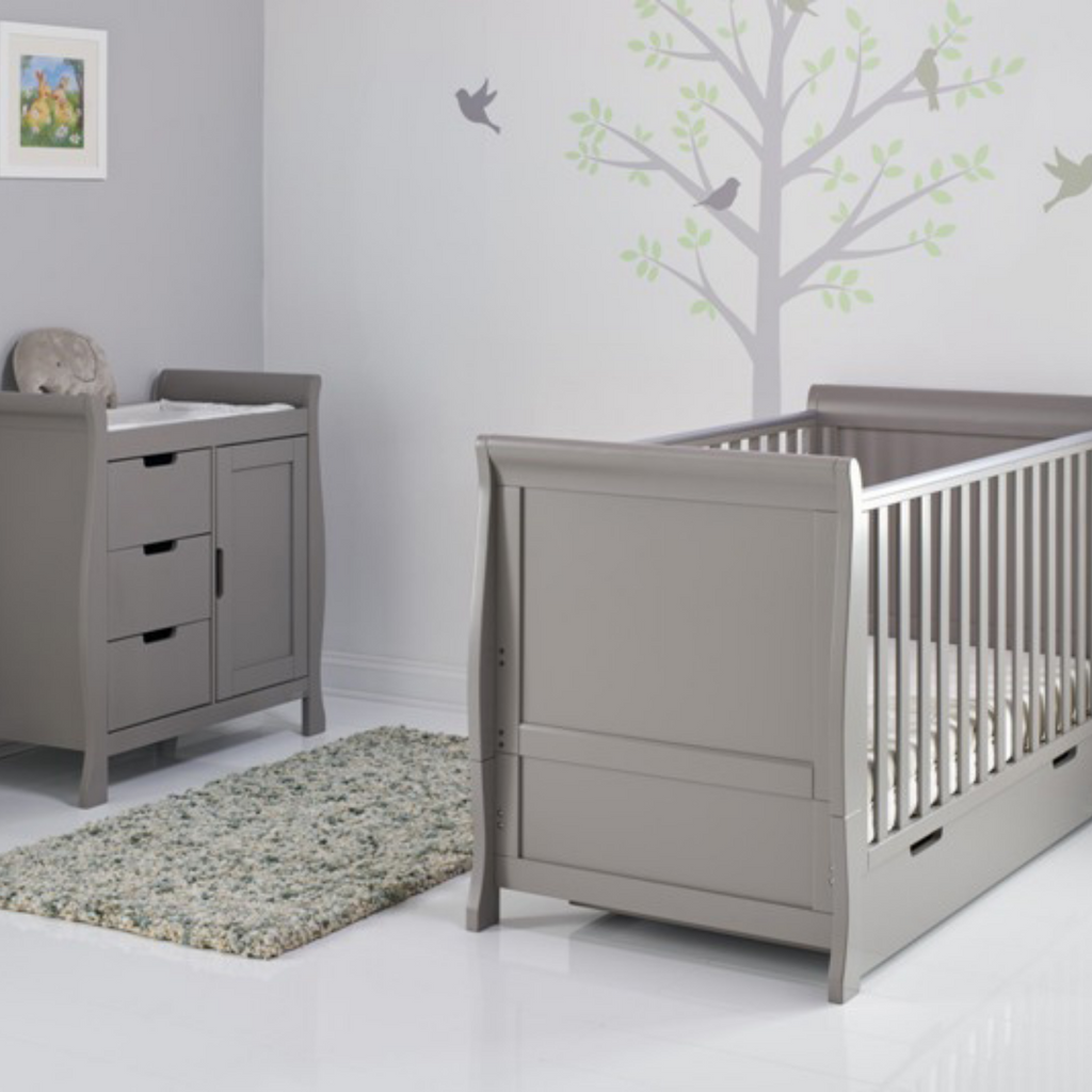 Obaby Stamford Classic 2 Piece Room Set - Taupe Grey