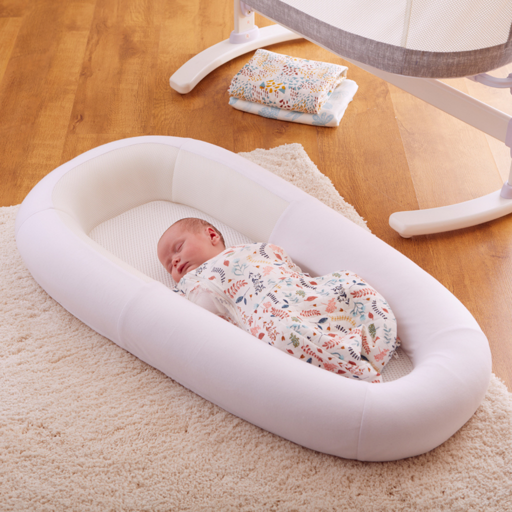 Purflo Sleep Tight Baby Bed – Soft White
