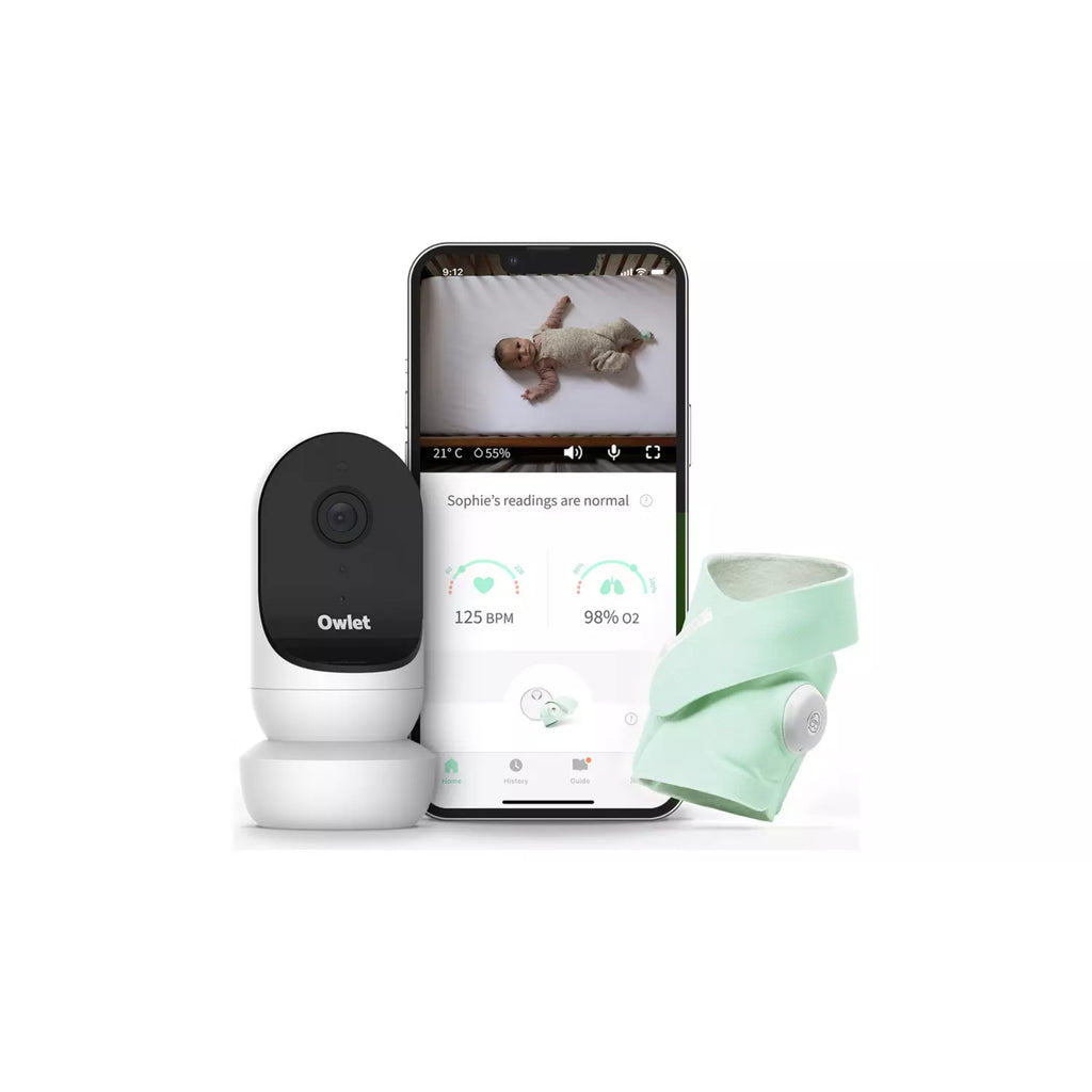 Owlet Monitor Duo: Smart Sock 3 + Cam 2 - Mint