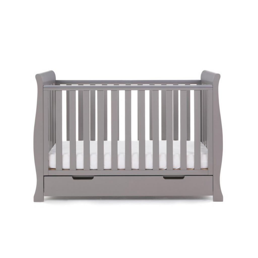 Obaby Stamford Mini Cot Bed - Taupe Grey
