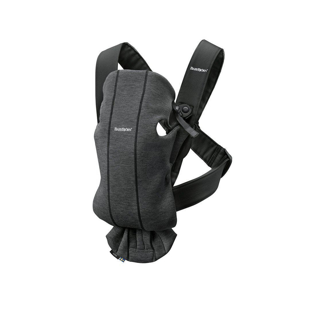 BabyBjorn Mini Baby Carrier - 3D Jersey - Charcoal Grey