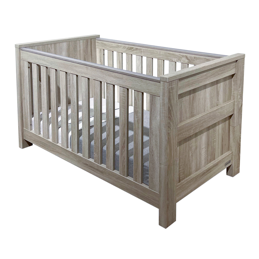 BabyStyle Bordeaux Cot Bed & Dresser - Ash - Beautiful Bambino