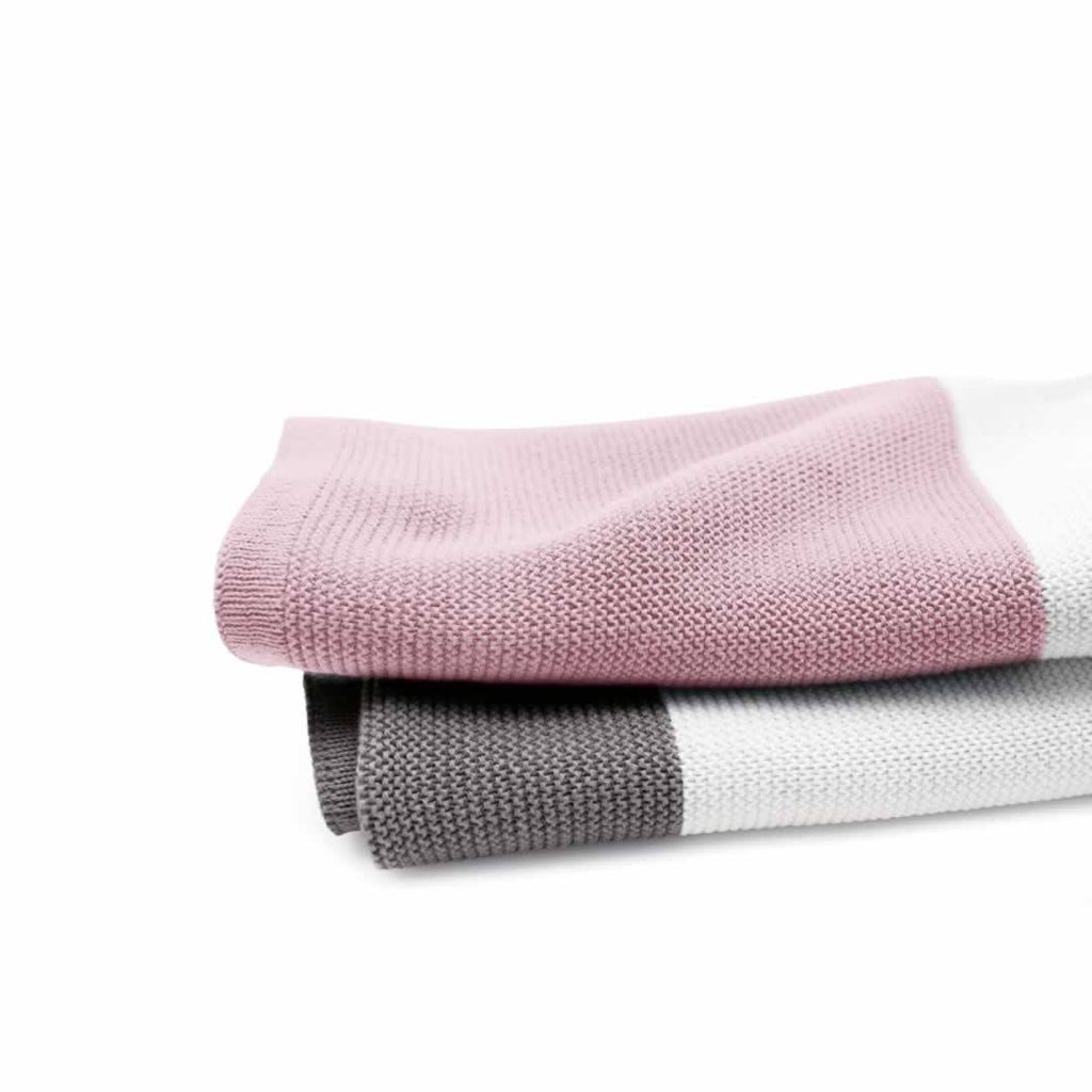 Bugaboo Light Cotton Blanket - Soft Pink Multi