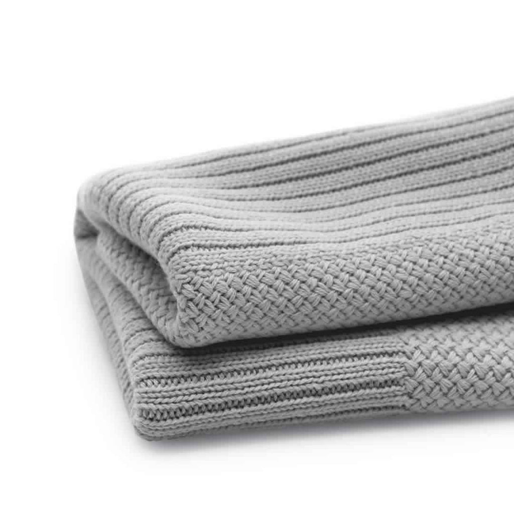 Bugaboo Soft Wool Blanket - Light Grey Melange