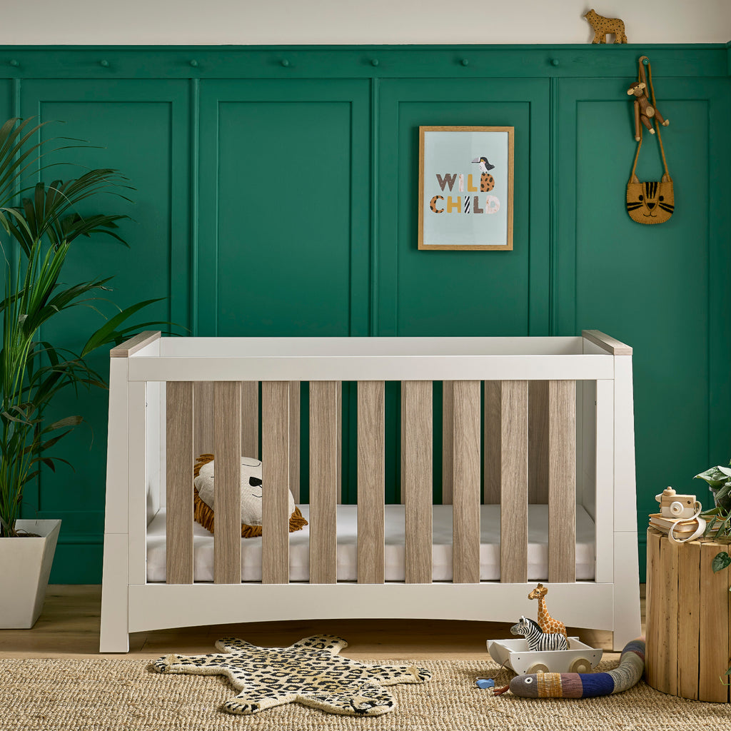 CuddleCo Ada 2 Piece Nursery Furniture Set - White & Ash