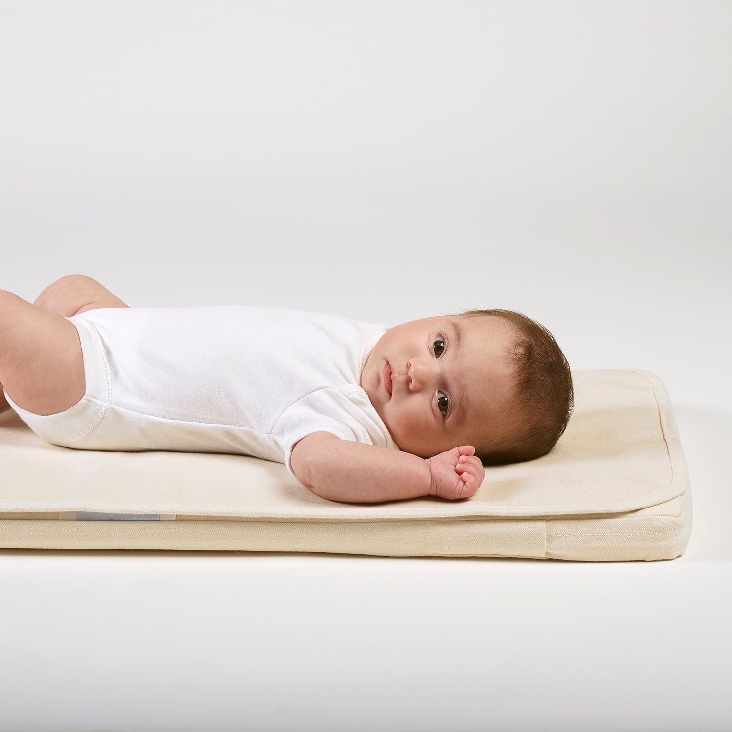 The Little Green Sheep Organic Mattress Protector Large Crib 83x50cm