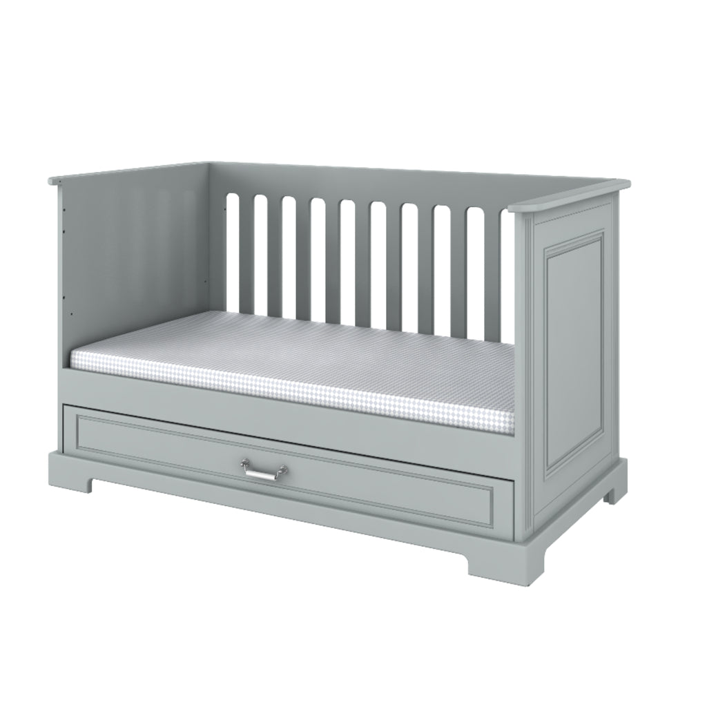 Ines Cot Bed - Neutral Grey