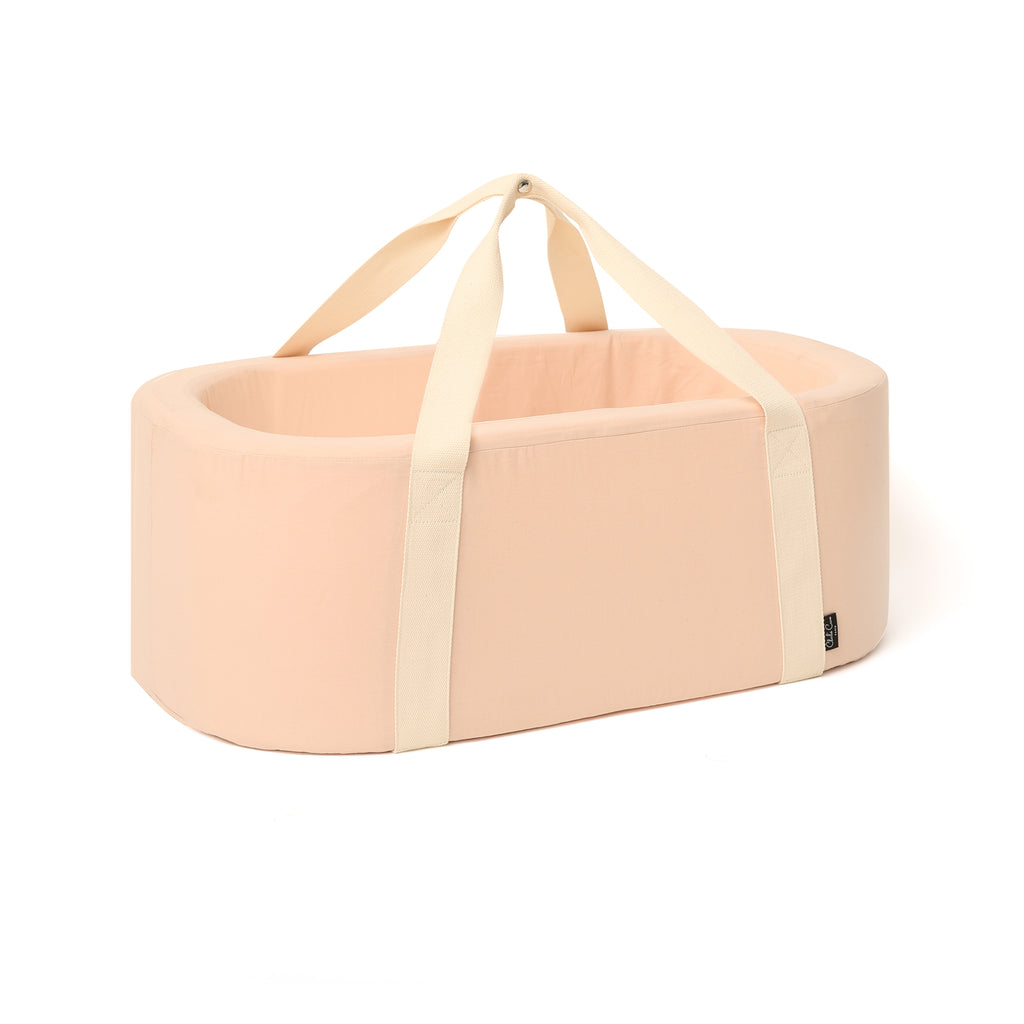 Charlie Crane Kuko Moses Basket + Stand - Nude