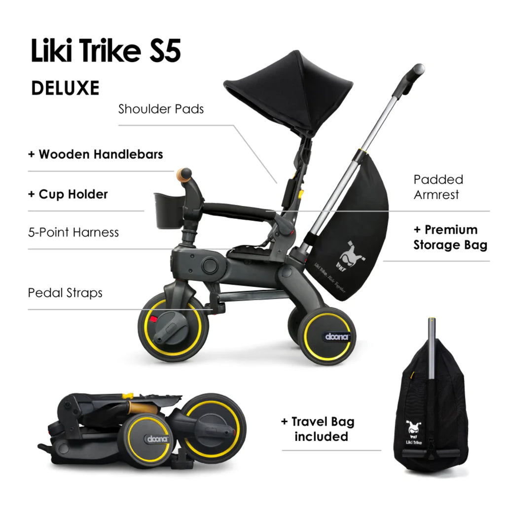 Doona Liki Trike S5 - Nitro Black