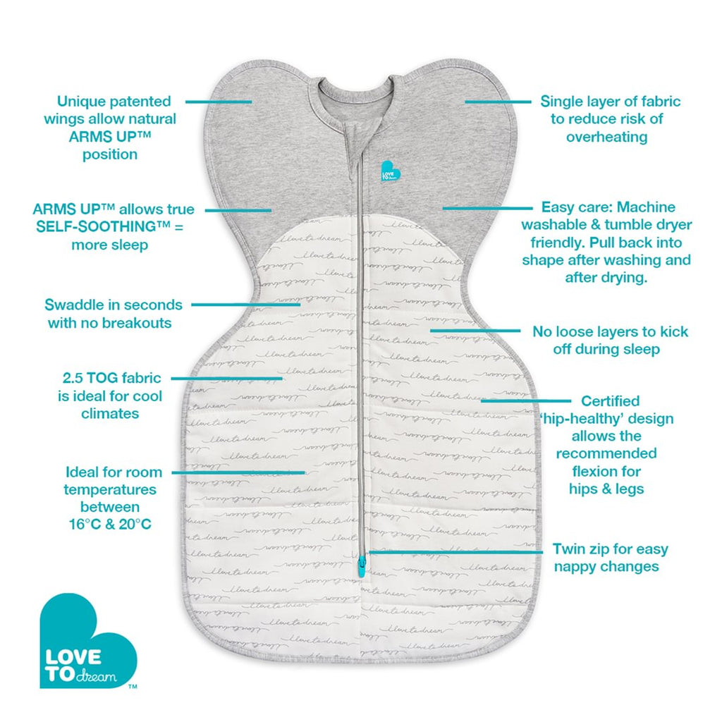 Love to Dream Swaddle Up - 2.5 TOG - Dreamer