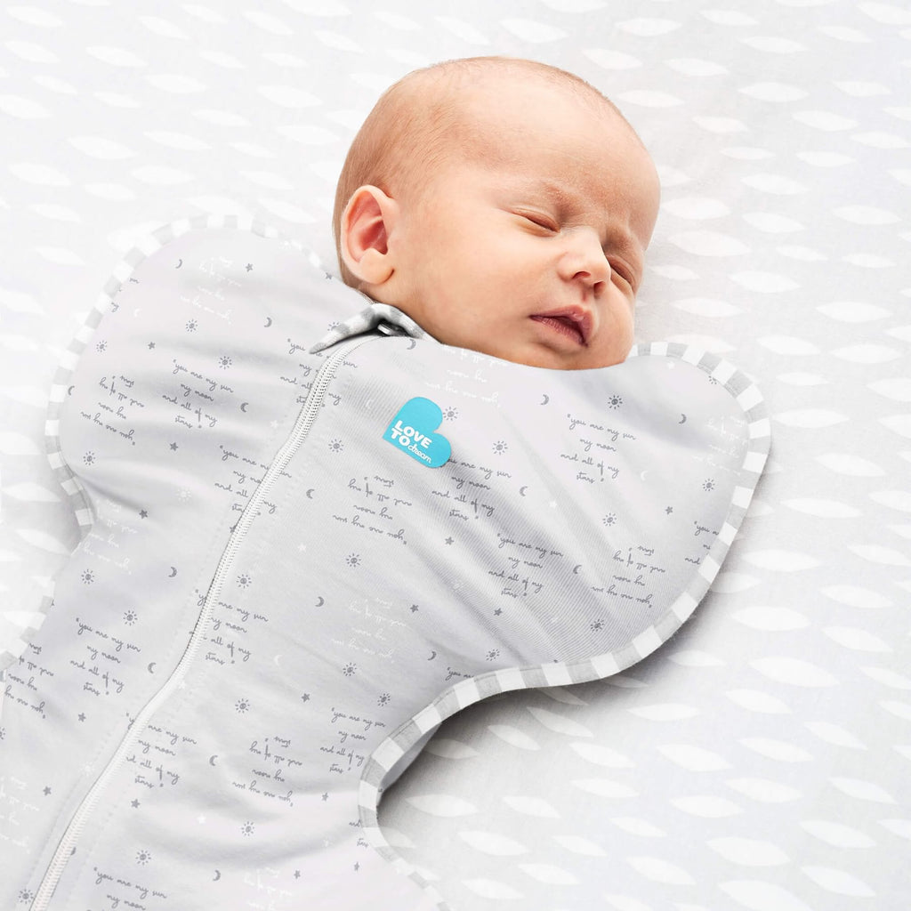 Love to Dream Swaddle Up Lite - 0.2 TOG - Grey You Are My