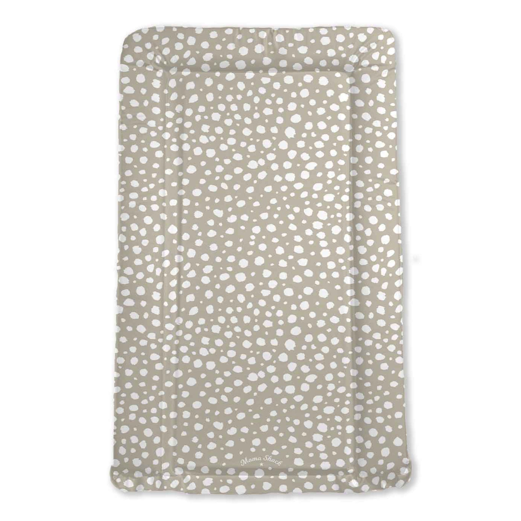 Mama Shack Baby Changing Mat Taupe Spotty