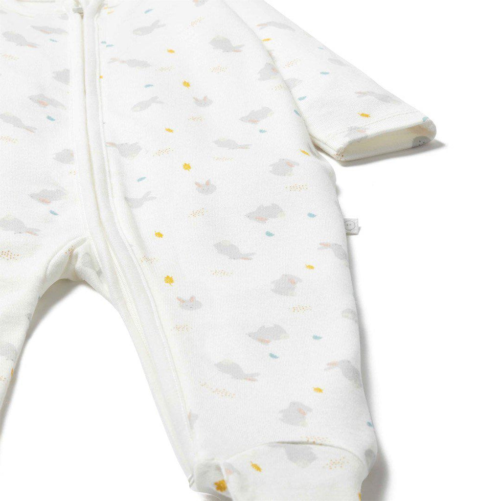 MORI Clever Zip Sleepsuit - Bunny