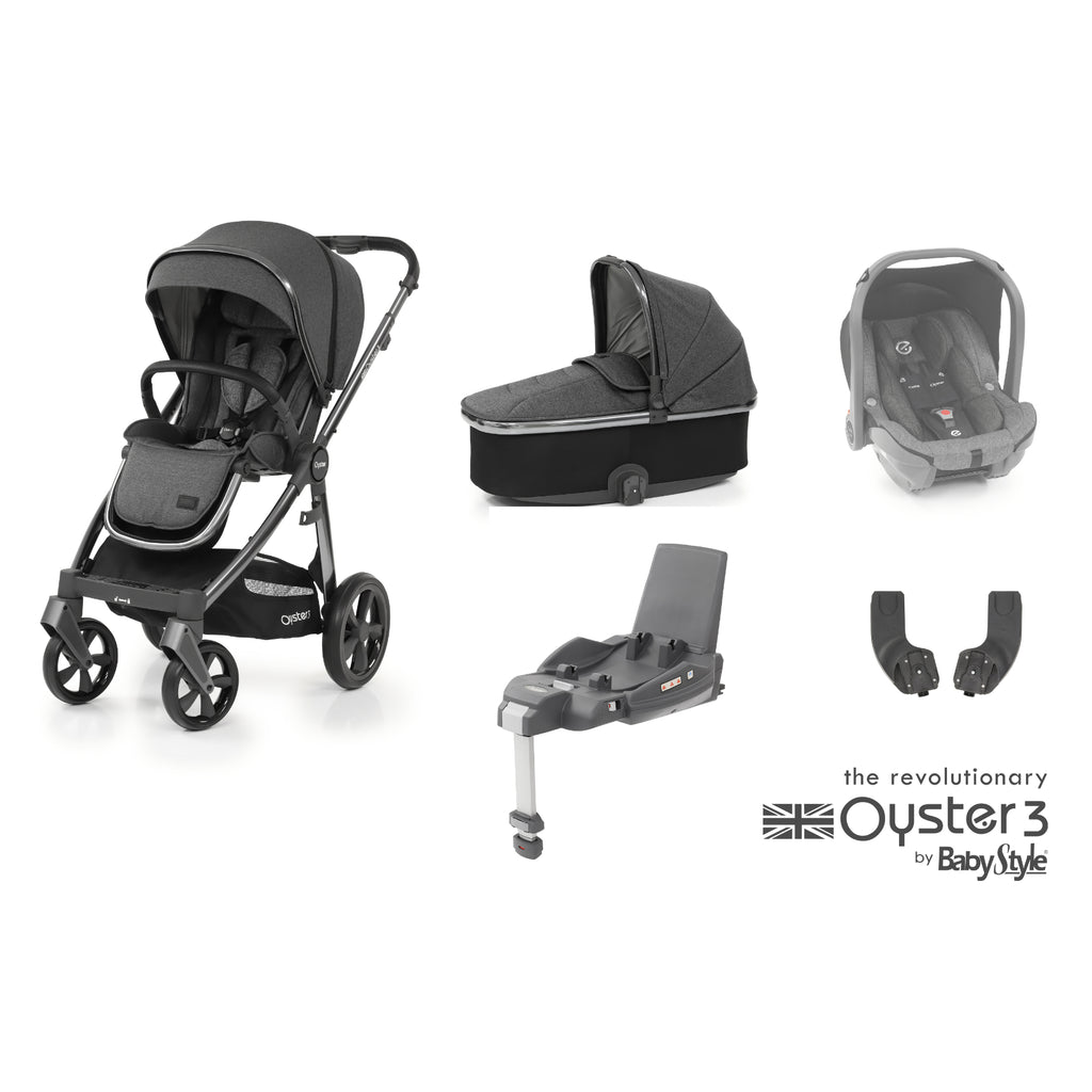 BabyStyle Oyster 3 Essential Bundle - Fossil