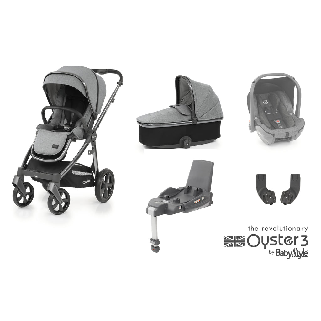 BabyStyle Oyster 3 Essential Bundle - Moon