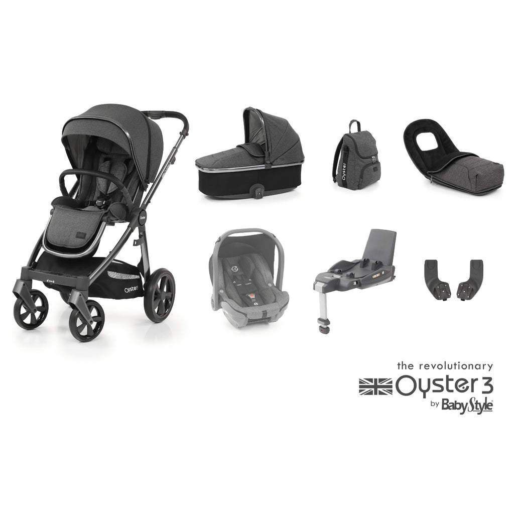 BabyStyle Oyster 3 Luxury Bundle - Fossil