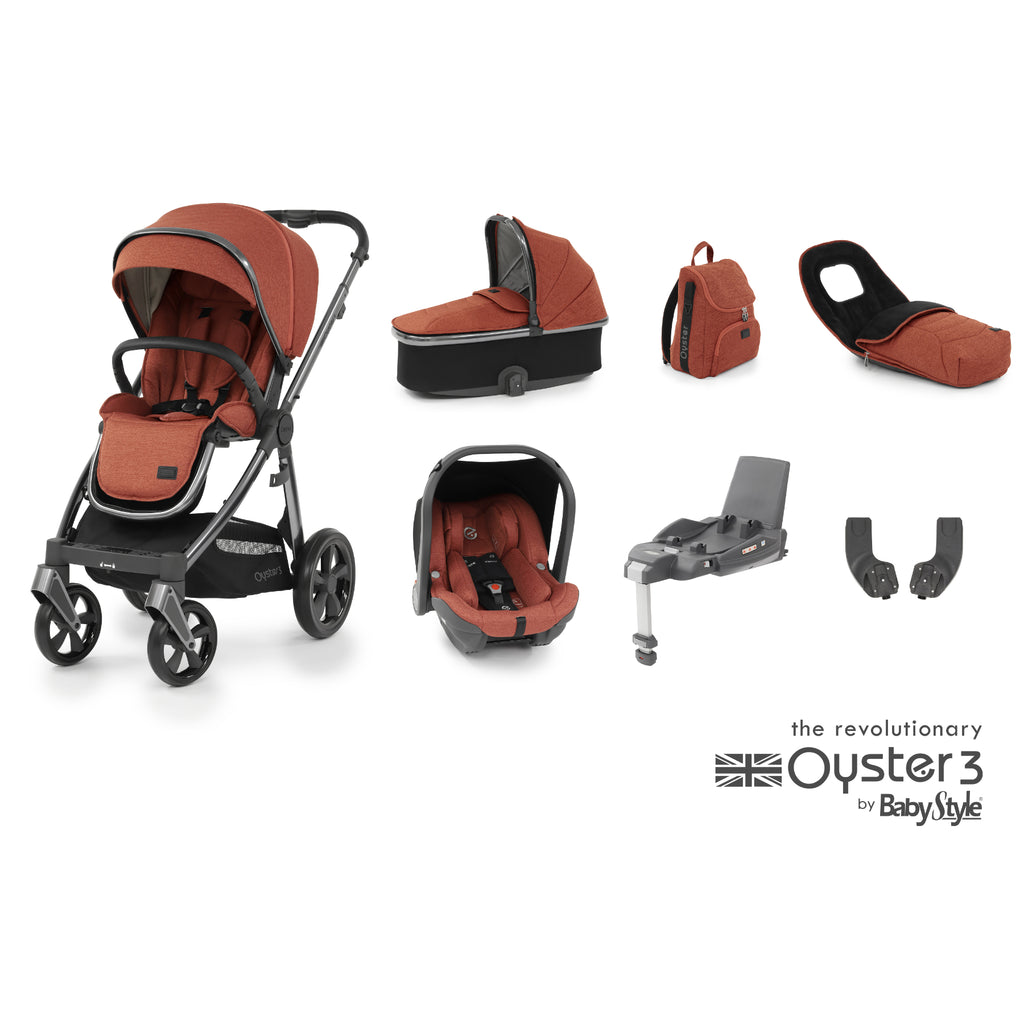 BabyStyle Oyster 3 Luxury Bundle - Ember
