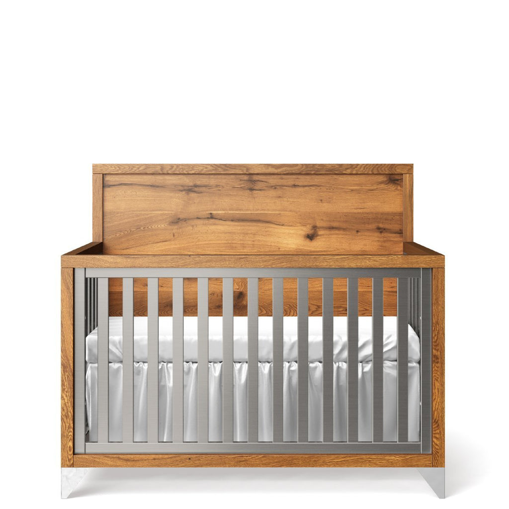 Pandora Convertible Crib Oak Panel - Beautiful Bambino