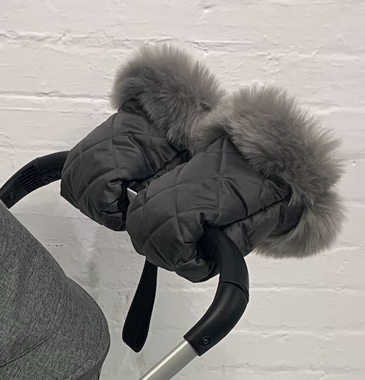 Black Universal Pram Hand Muff Pram Accessories