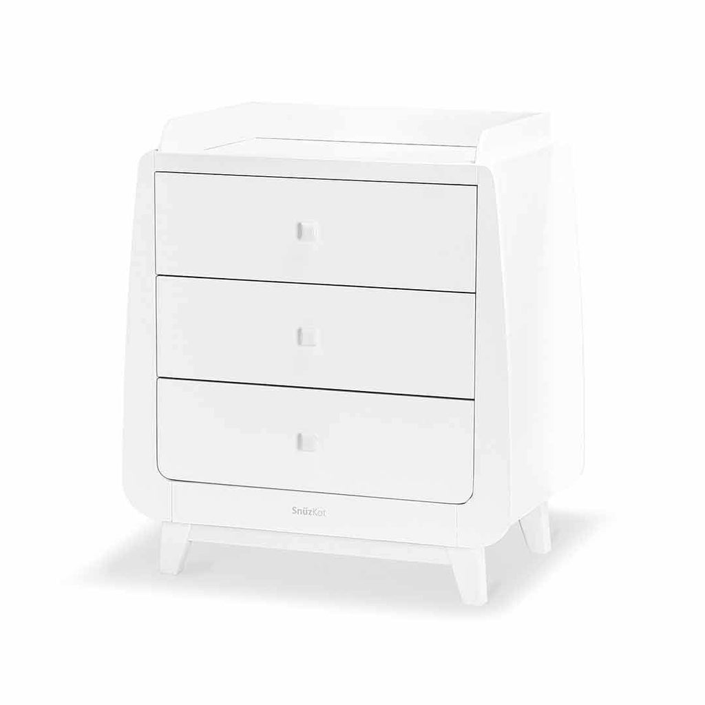 SnuzKot Skandi 2 Piece Nursery Furniture Set - White - Beautiful Bambino