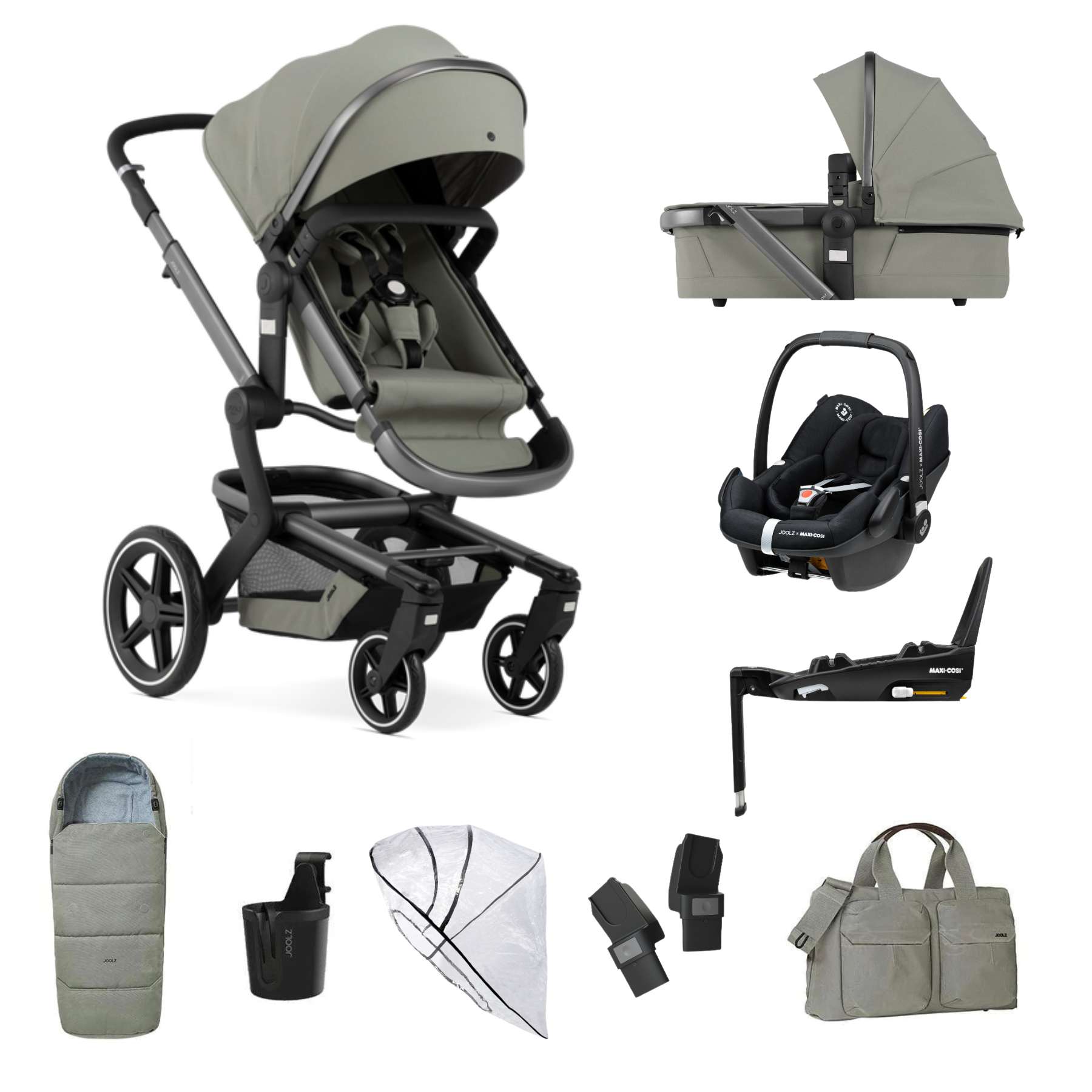 Joolz Day Premium Bundle Sage Green