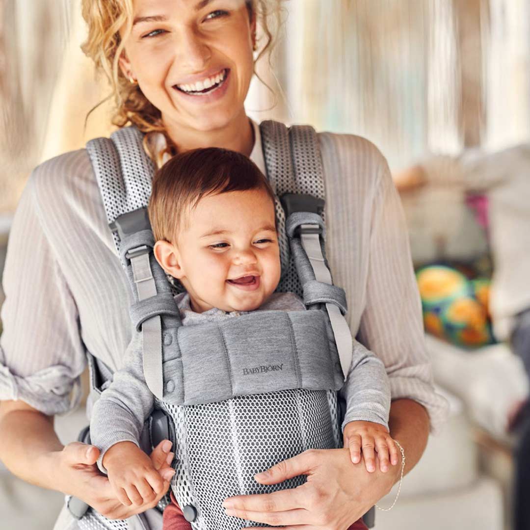 BabyBjorn Harmony Baby Carrier 3D Mesh Silver1
