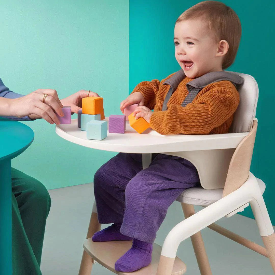 Bugaboo Giraffe Highchair Complete Baby Set White/White