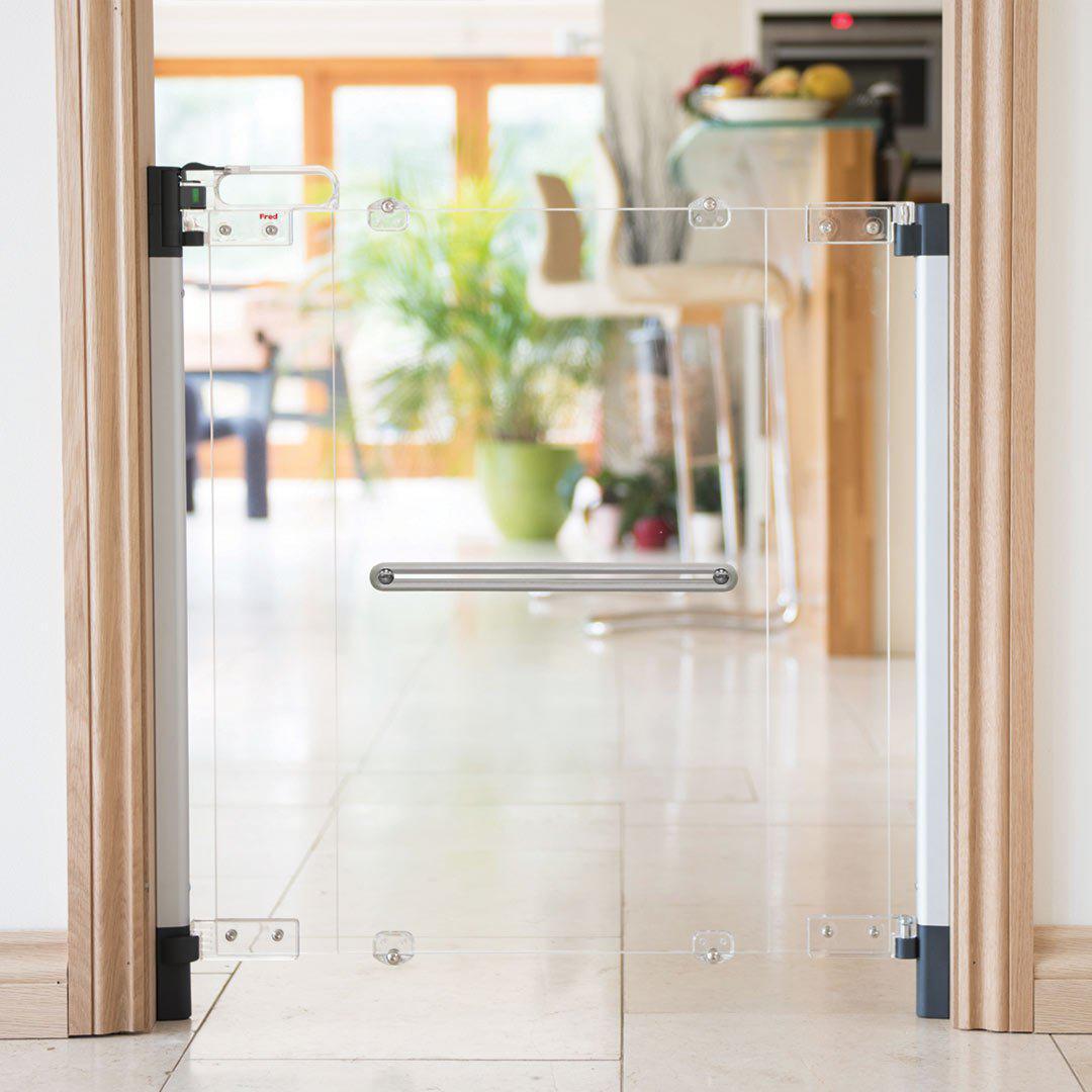 Glass Stairs Stair Barrier For Child Diy Baby Proofing Baby Gate