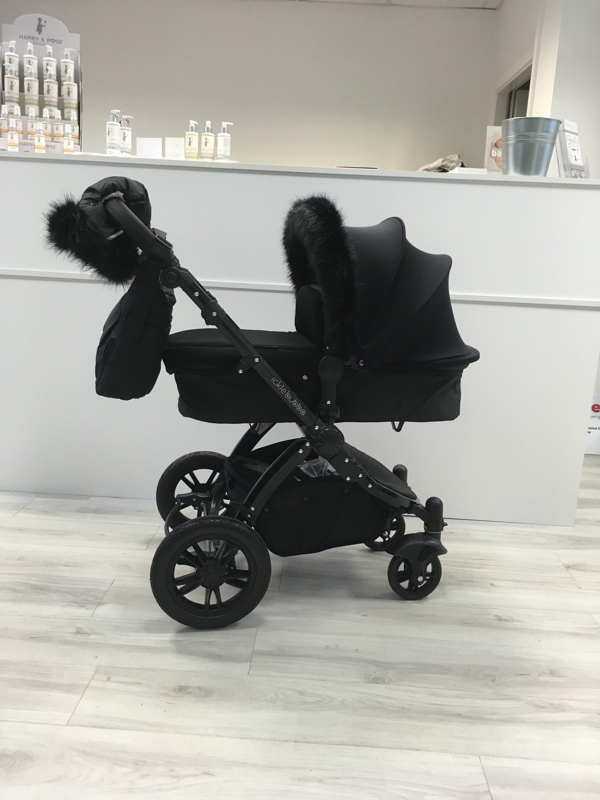 cybex hand muff Black Universal Pram Hand Muff