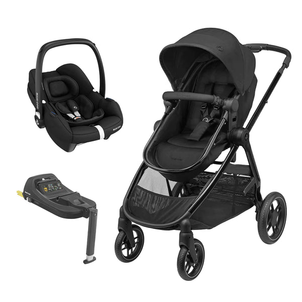 Maxi Cosi Zelia Luxe Travel System Twillic Black