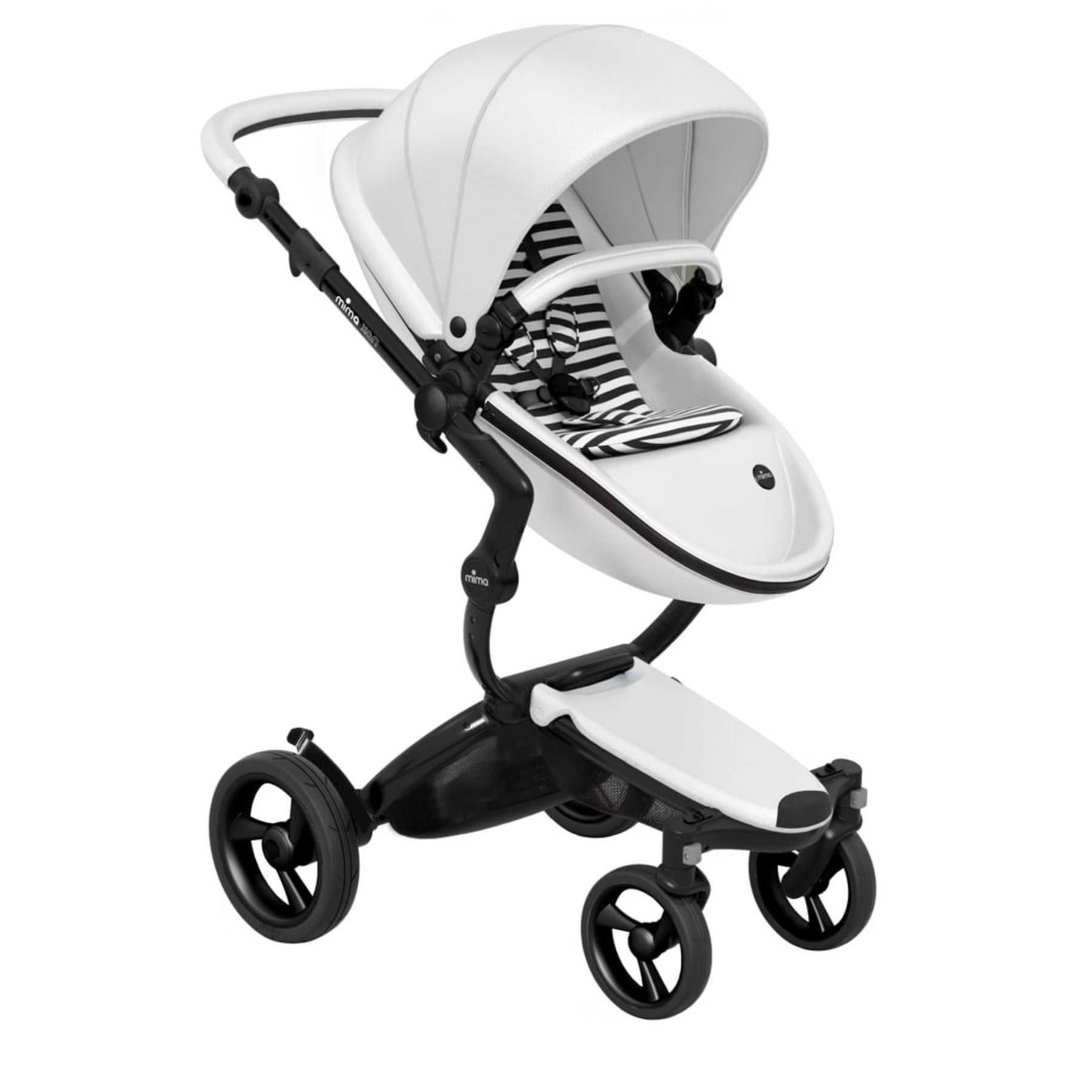 Black and outlet white pram