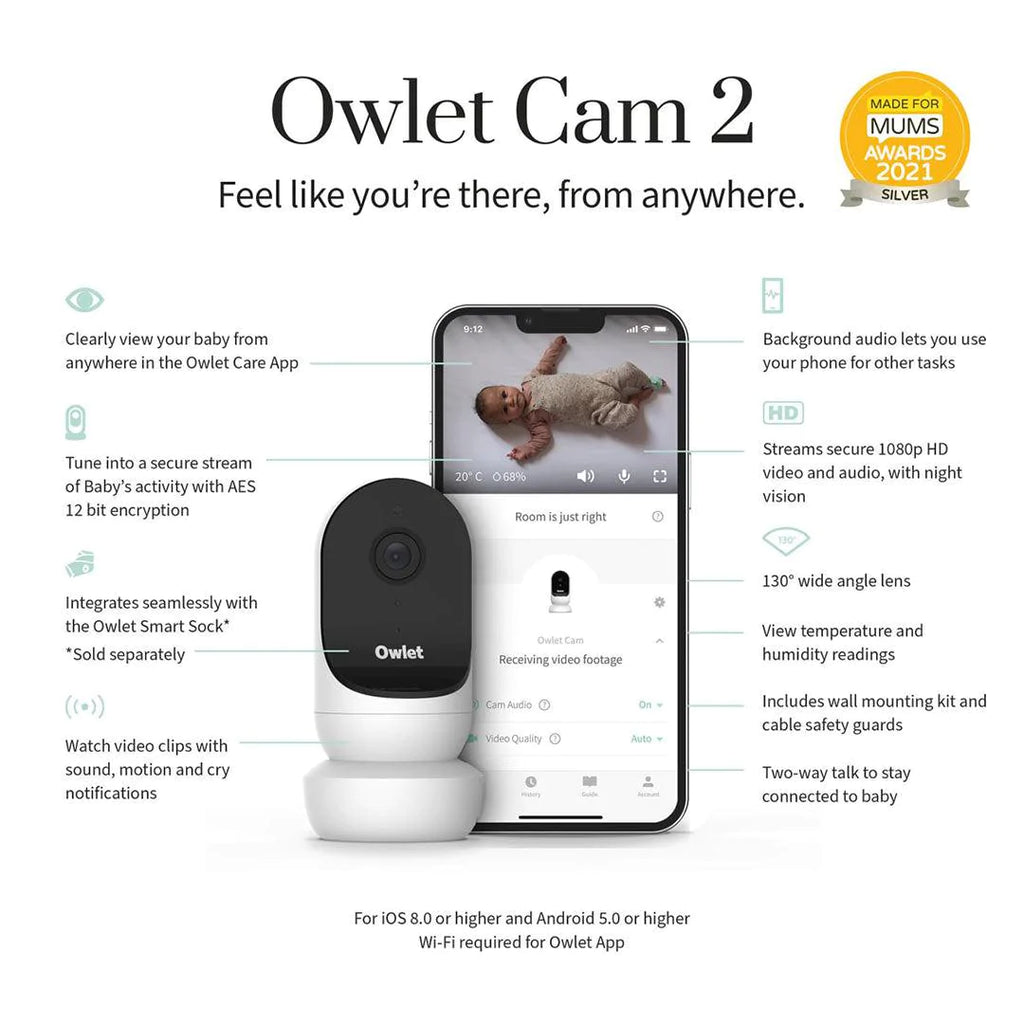 Owlet Cam 2 - White