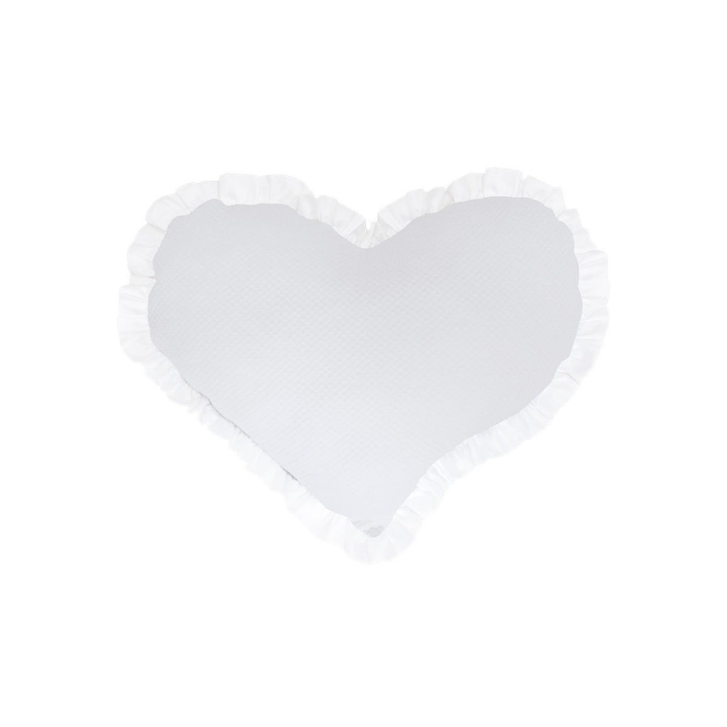 Caramella Heart Pillow - Pure Grey