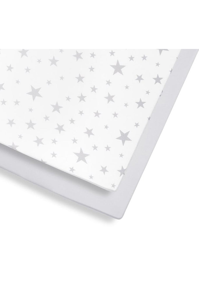 Snüz Cot & Cot Bed 2 Pack Fitted Sheet – Stars - Beautiful Bambino