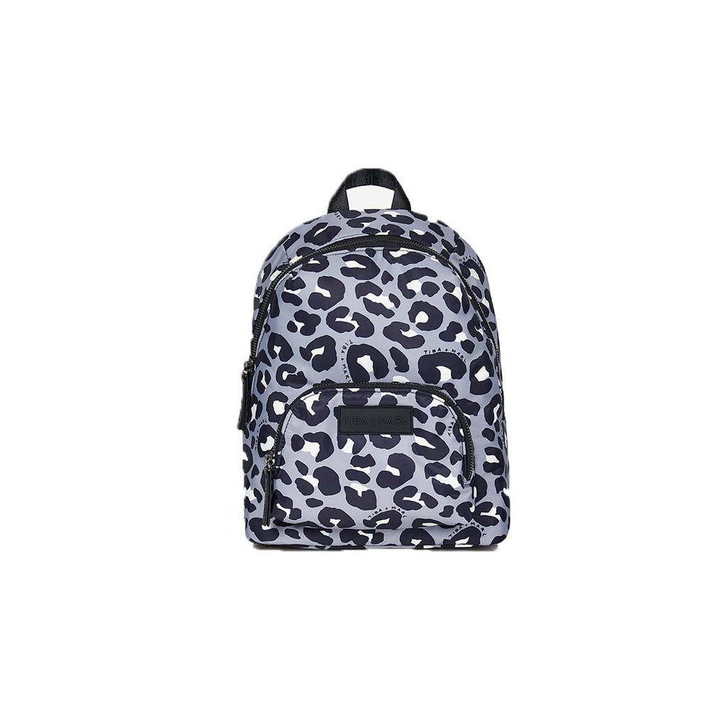 Tiba + Marl Mini Elwood Kids Backpack - Mono Leopard